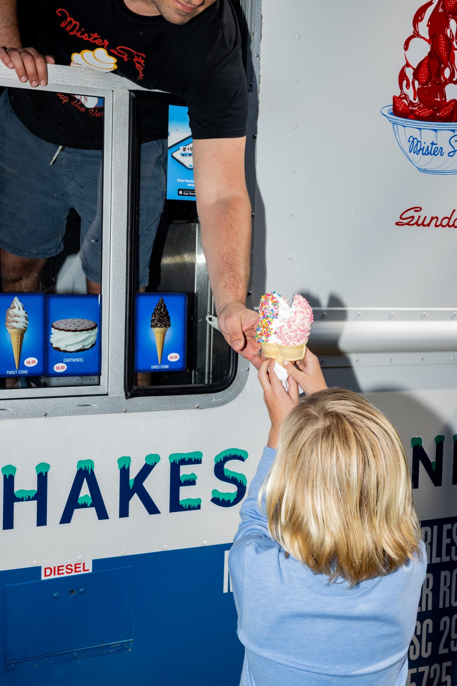 Frank Ruggiero at a Mister Softee Charleston event
