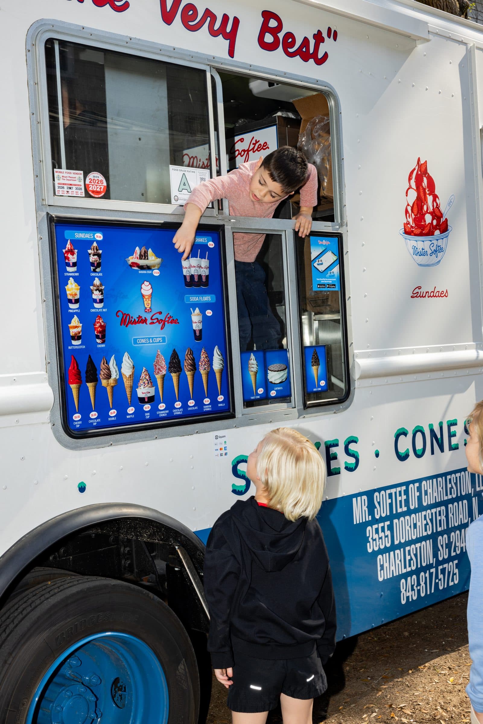 Mister Softee Charleston in action