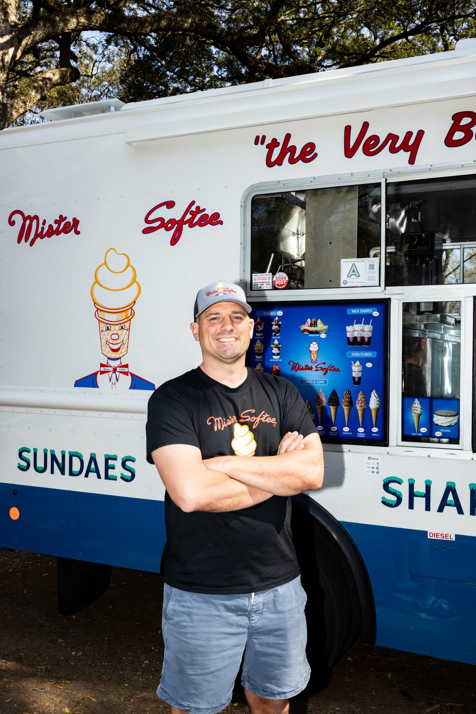 Frank Ruggiero at a Mister Softee Charleston event