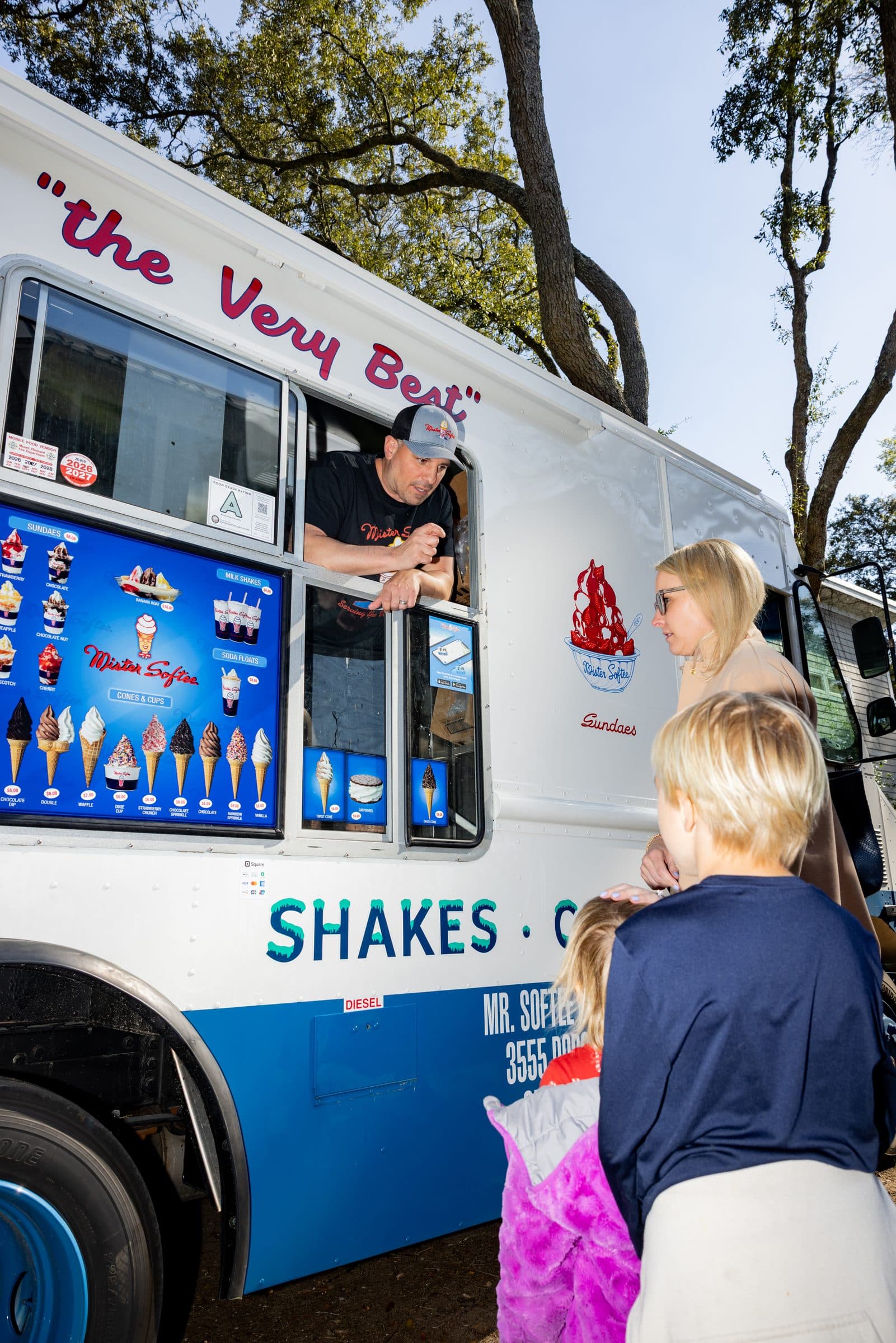 Frank Ruggiero at a Mister Softee Charleston event