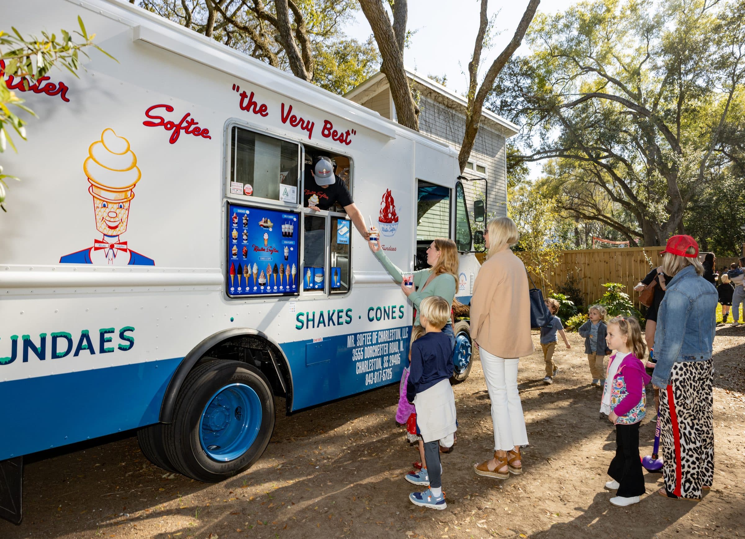 Frank Ruggiero at a Mister Softee Charleston event
