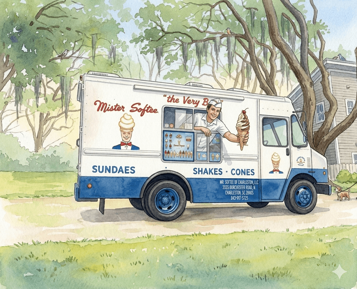 Mister Softee Charleston ice cream truck